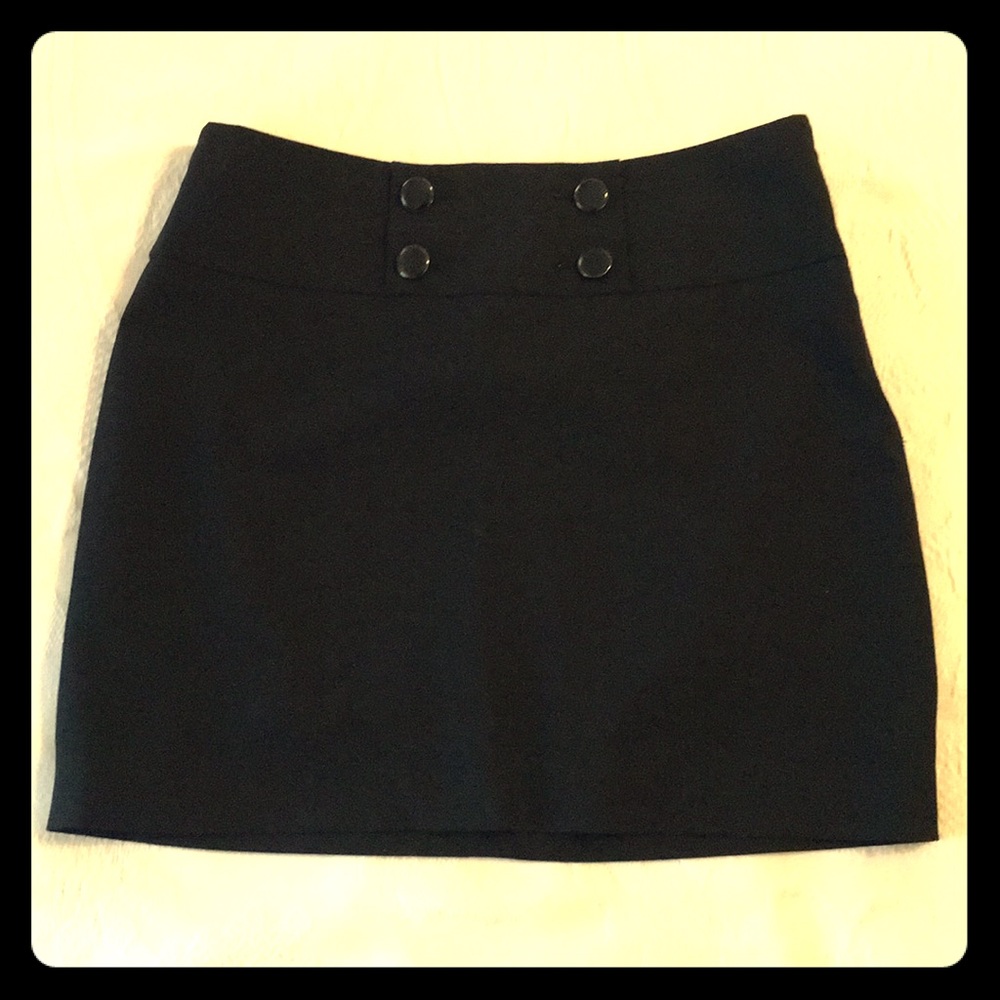 Black Dressy Mini-skirt